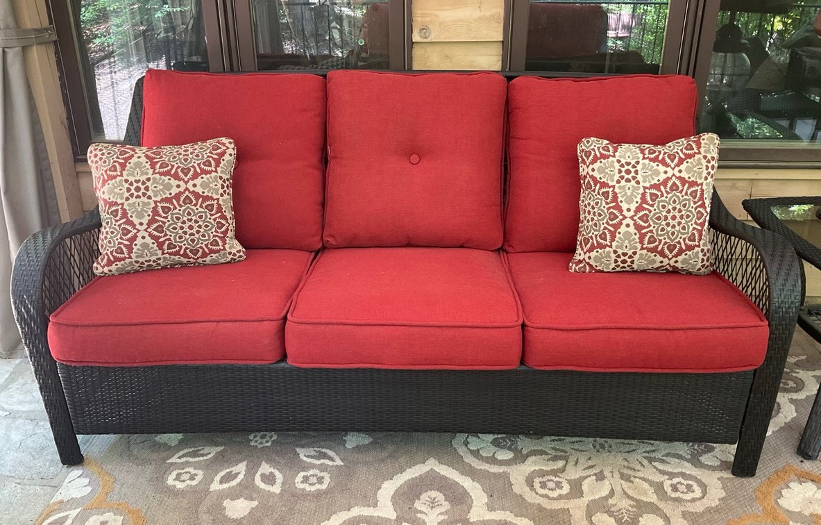 Resin Wicker Outdoor Couch