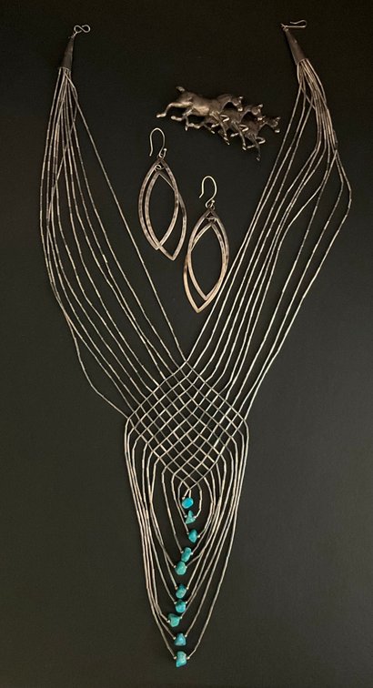 Very Unique Beaded Statement Necklace & More