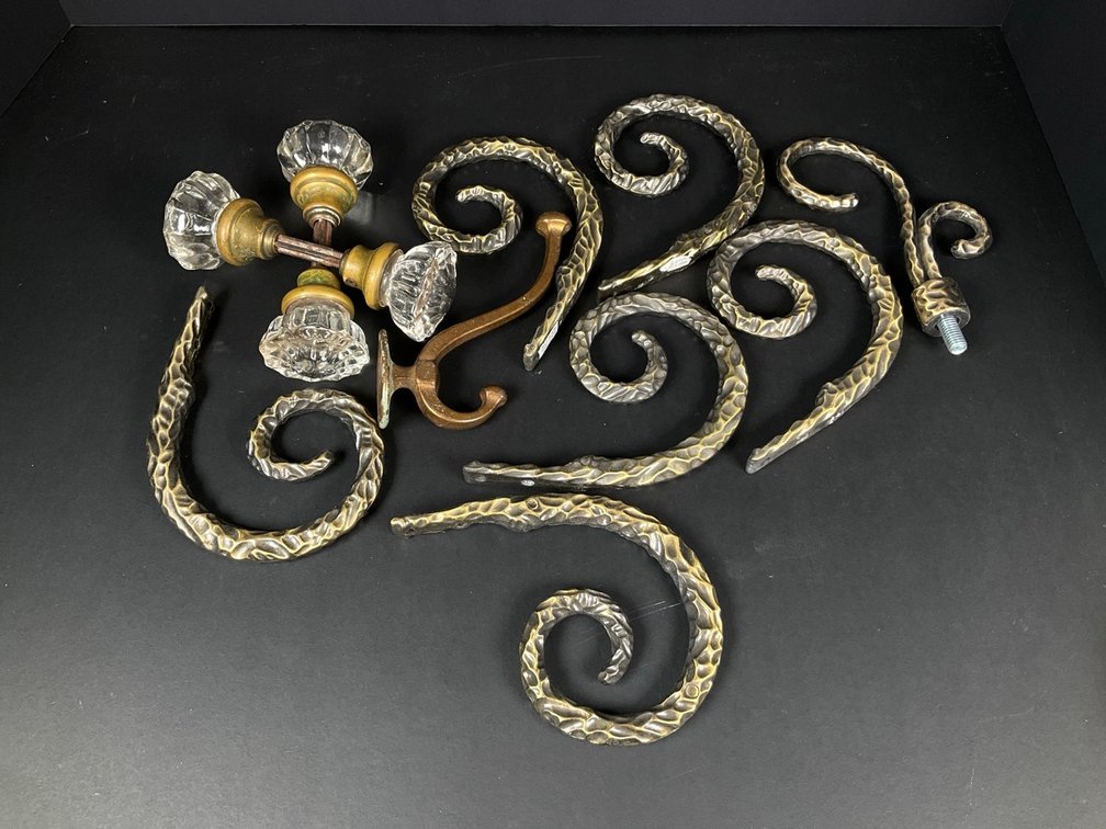 Glass and Brass Door Knobs and More