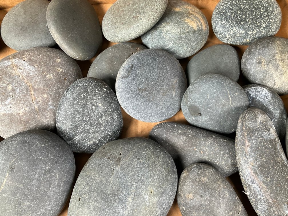 Hot Stones for Use in Massage