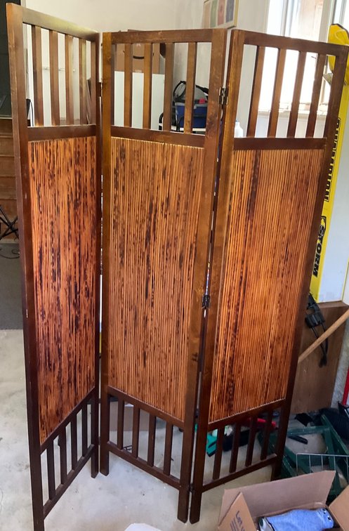 Wooden Room Divider Screen