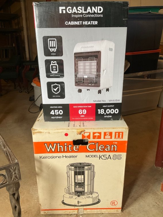 Two Kerosene Heaters