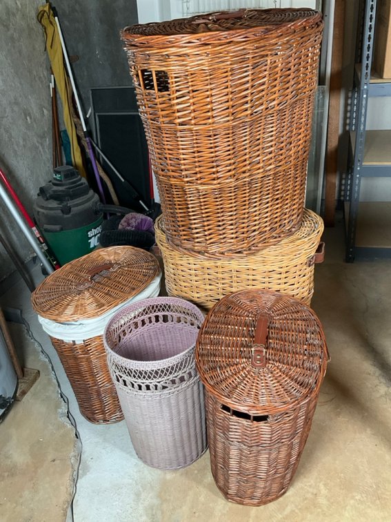 Five Large Baskets