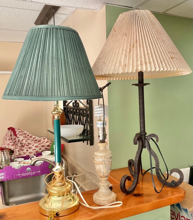 Three Accent Lamps