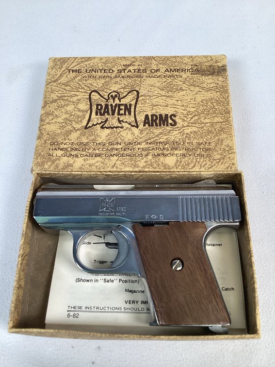 Raven Arms Model MP-25 Pistol in .25 Auto
