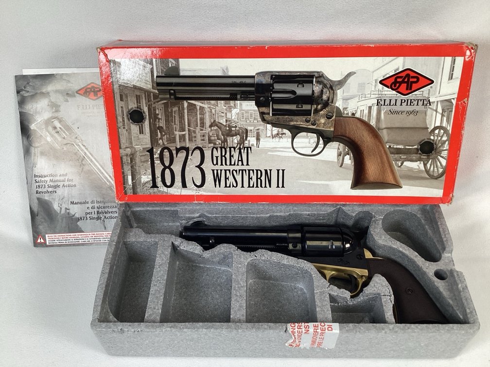 F.Lli Pietta Model 1873 Great Western II SA Revolver in .45 Long Colt