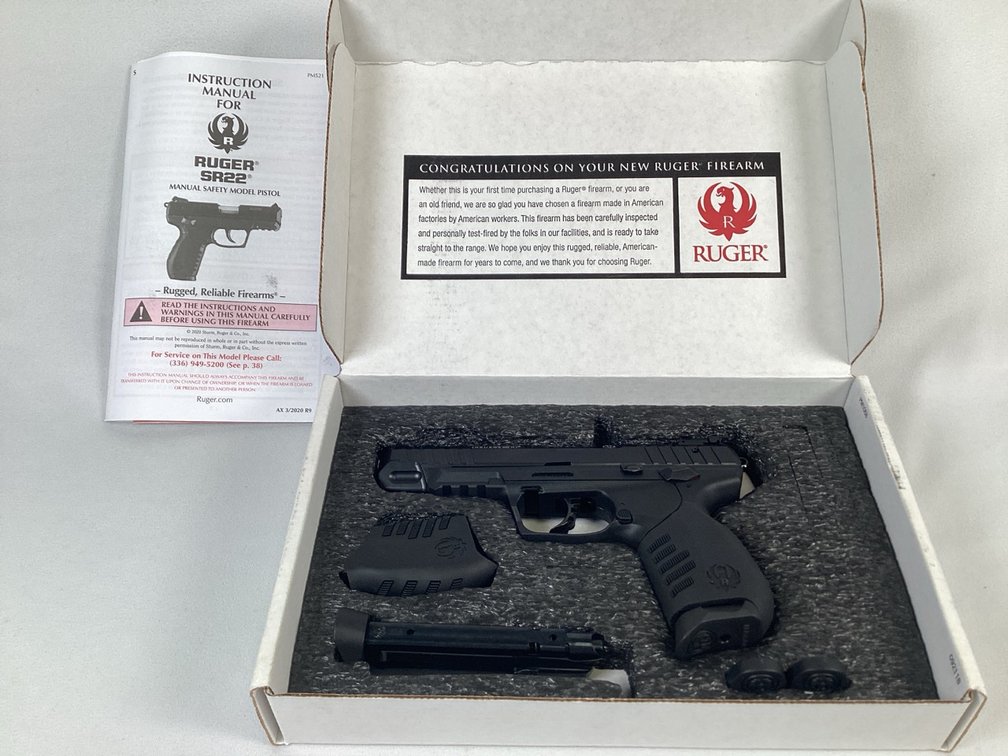 Ruger Model SR22 Pistol in .22 Long Rifle