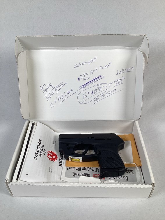 Ruger LCP Pistol in .380 Auto