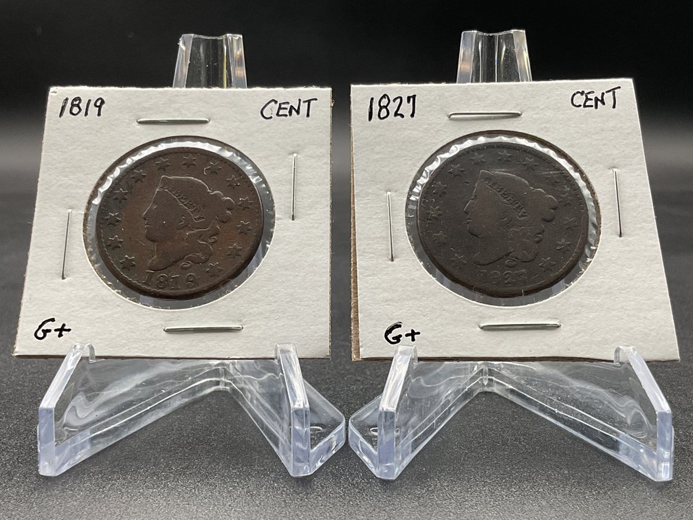 Two Large Cents