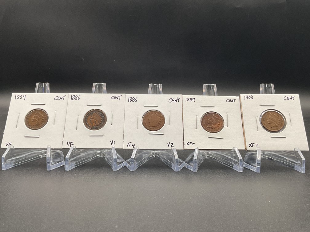 Five Indian Cents