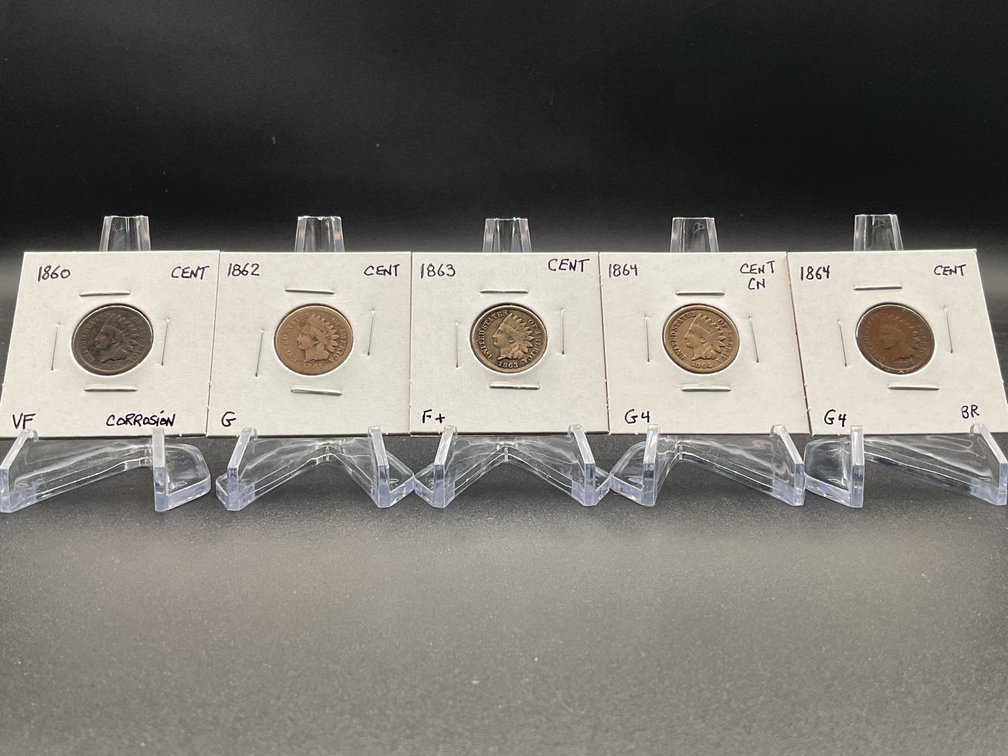 Five Indian Cents