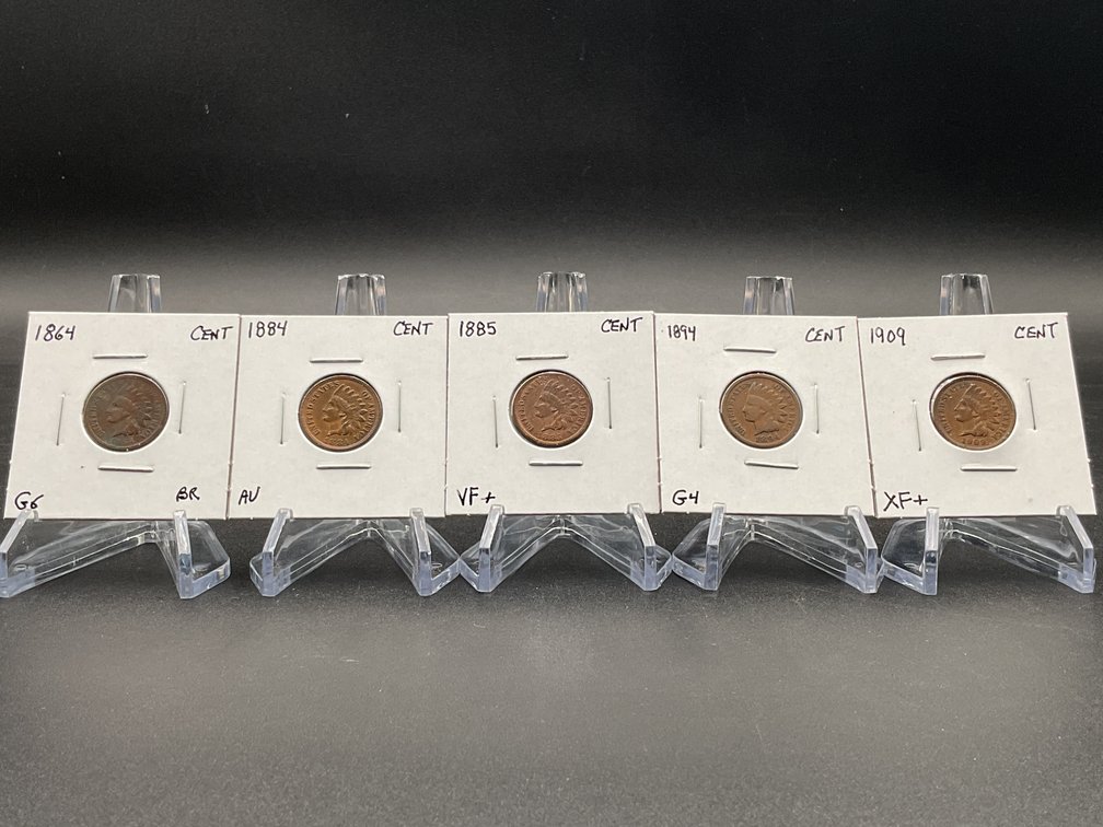 Five Indian Cents