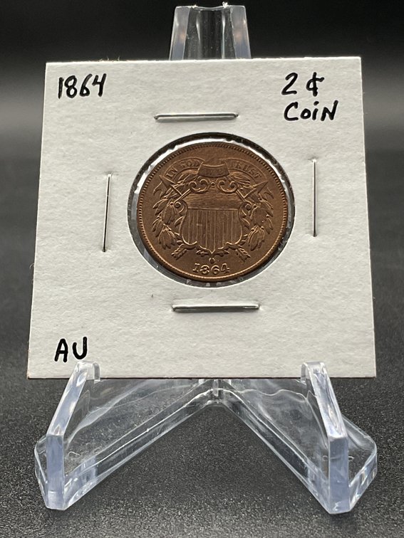 1864 Two-Cent Coin