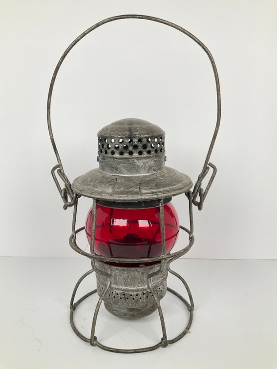 Red Globe Clinchfield Railroad Lantern 1