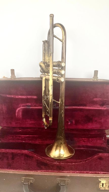 Pan American Trumpet and Original Case