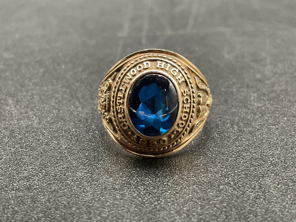 10K Gold Castlewood VA High School Class Ring 1950