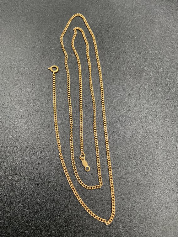 14K Gold Curb Link Chain