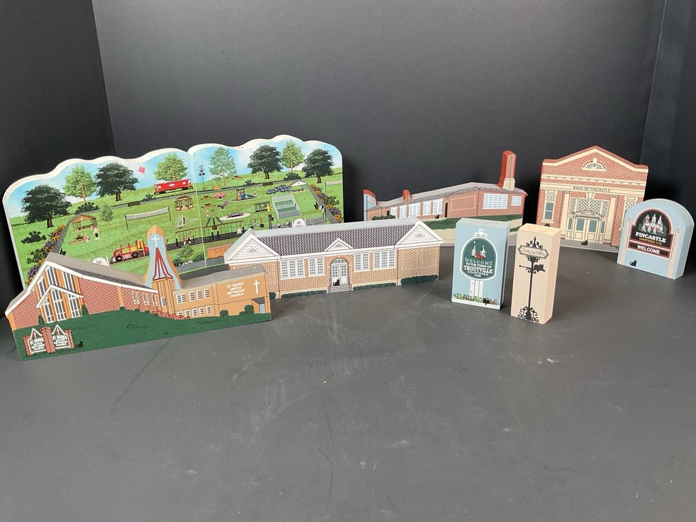 Cats Meow Village Pieces Troutville, Fincastle & Buchanan