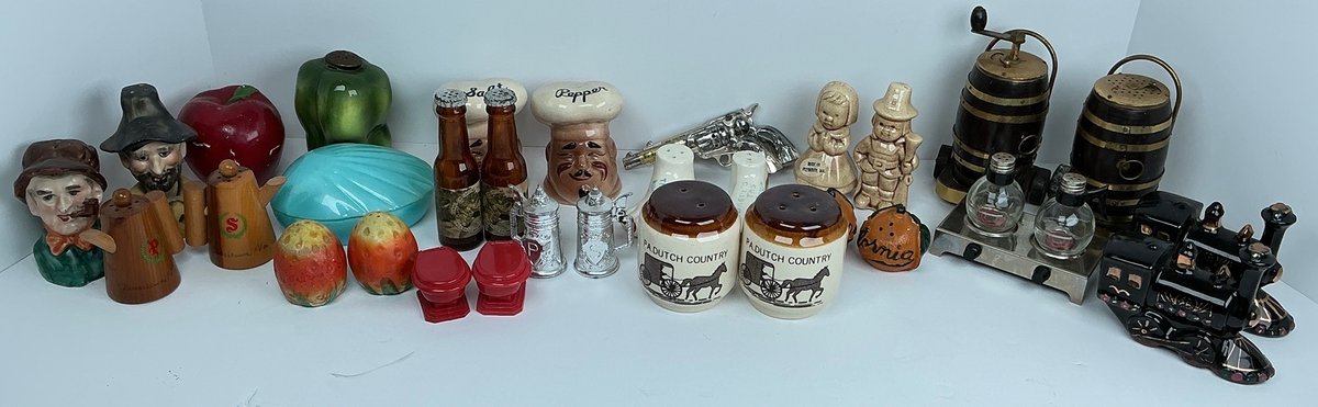 Vintage Novelty Salt & Pepper Shakers