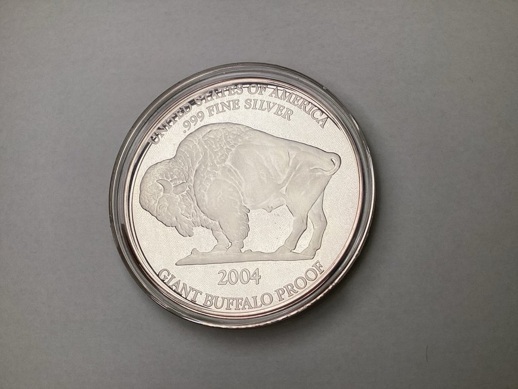 1oz Giant Silver Buffalo Proof