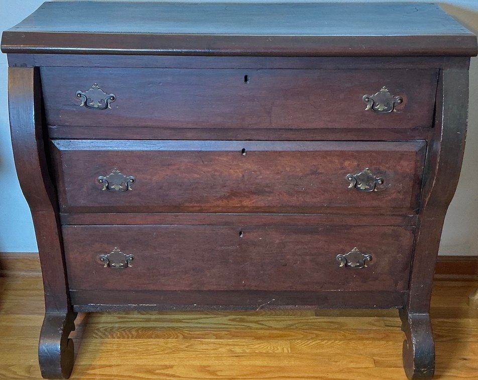 Vintage Three Drawer Dresser
