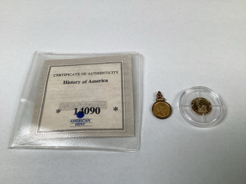 Two Gold Tokens