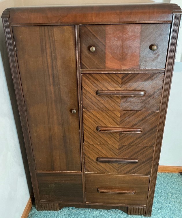 Cedar Armoire With Veneer