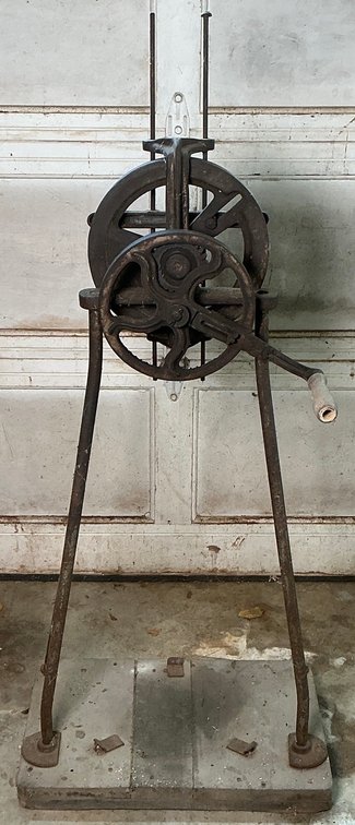 Antique Reliable Brand Cast Iron Butter Churn