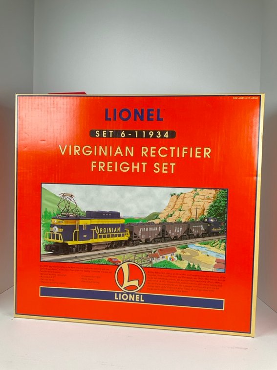 Lionel Set 6-11934 Virginian Rectifier Freight Set O Scale