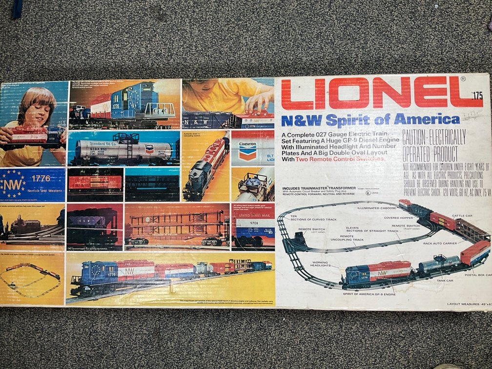 Lionel N & W Spirit America Train Set