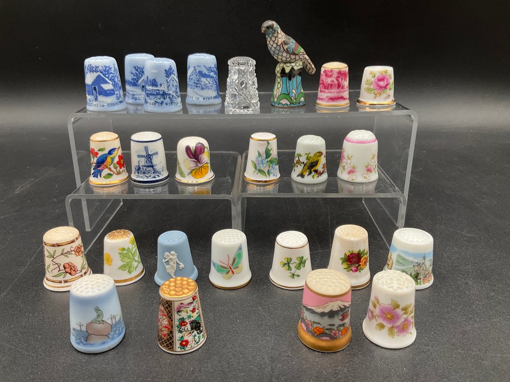 Collection of 24 Thimbles