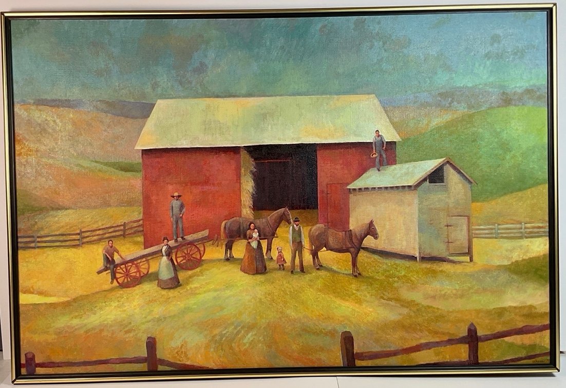 Davis Barn Painting