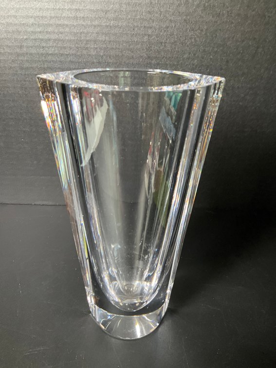 Orrefors Signature Crystal Vase