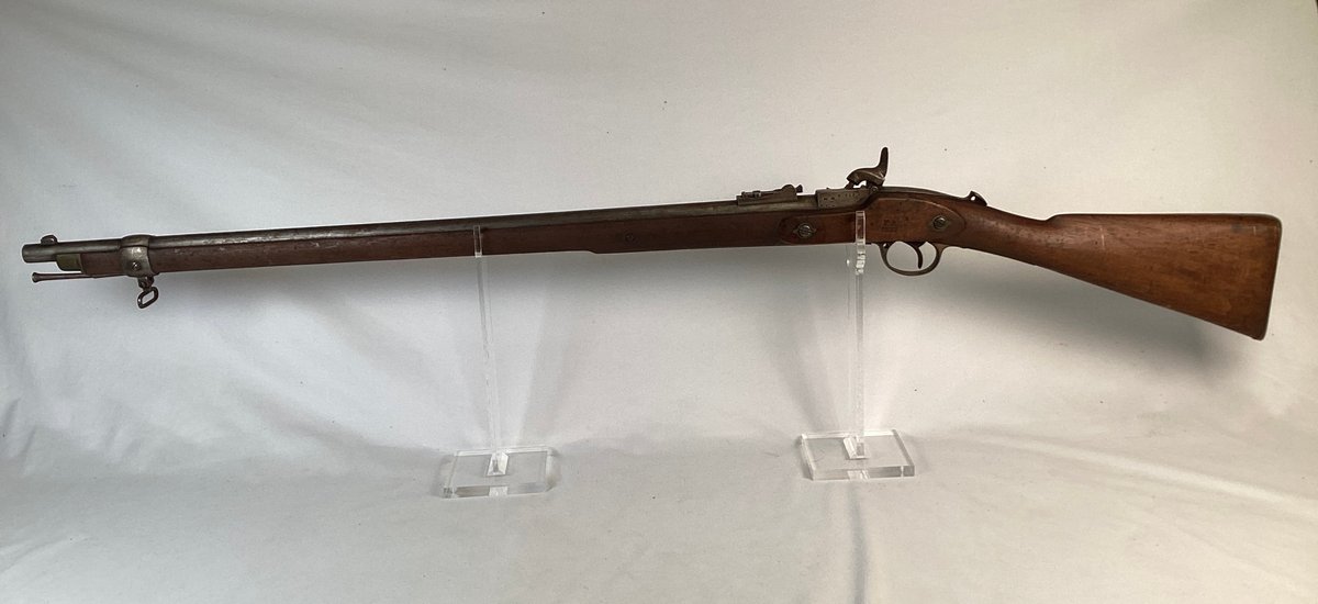 British Westley Richards Monkey Tail Breach Loading Capping Rifle in .483