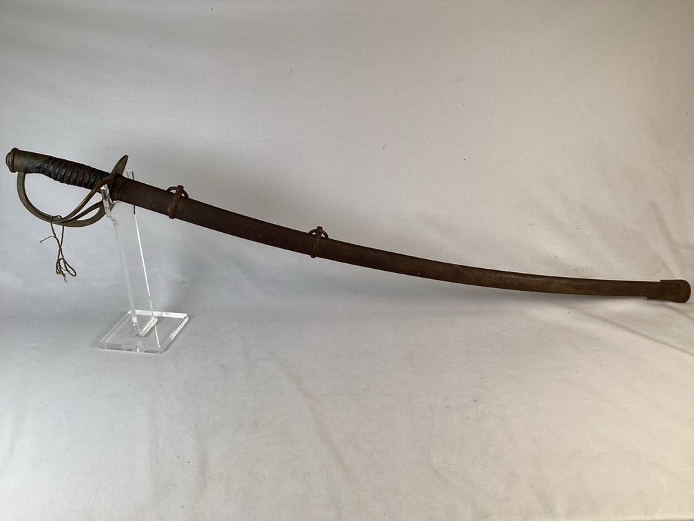 Ames Mfg Co Model 1860 Cavalry Sword with Scabbard