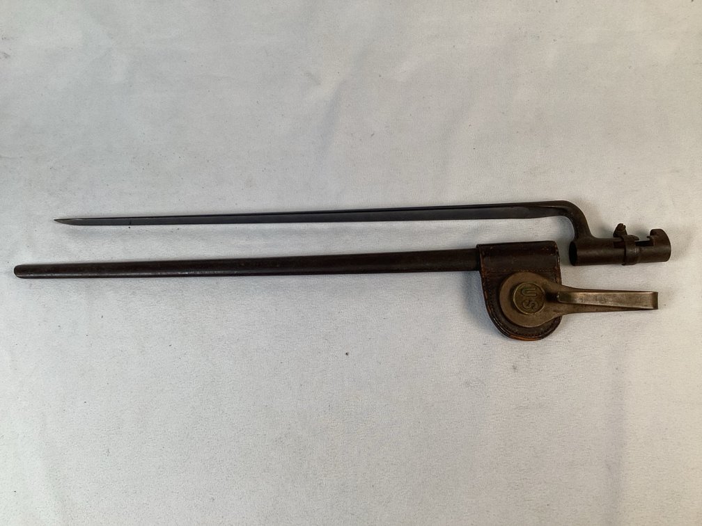US Springfield.45-70 Socket Bayonet with Scabbard