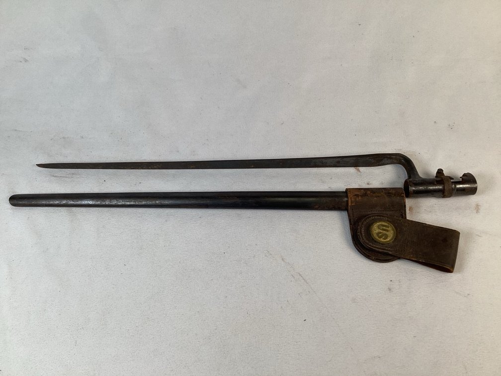 US Springfield.45-70 Socket Bayonet with Scabbard