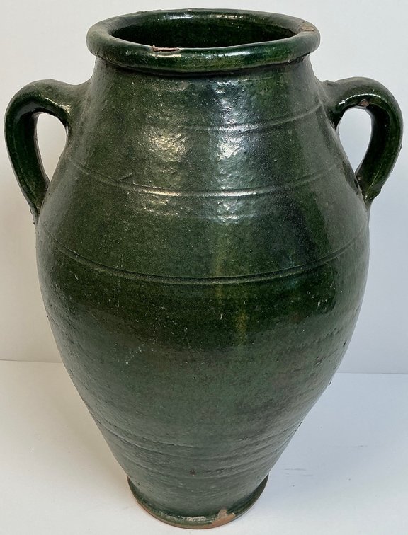 Antique Redware Storage Crock