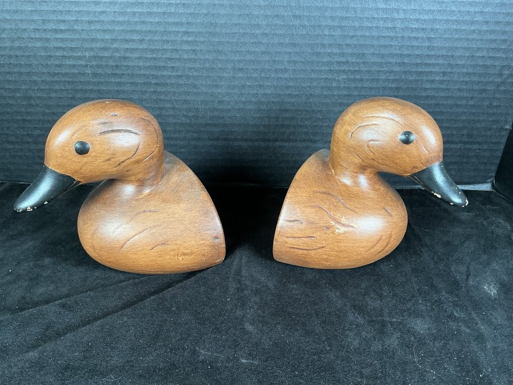 Two Heavy Duck Bookends