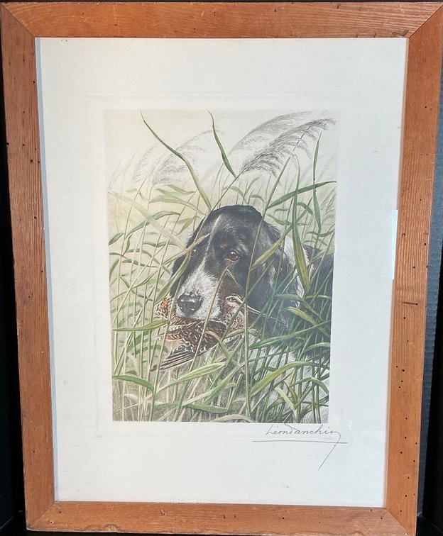Leon Danchin Signed Lithograph