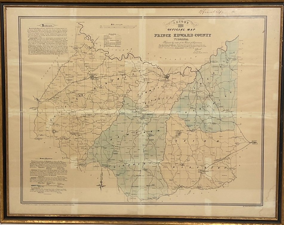 Map: Prince Edward County, VA