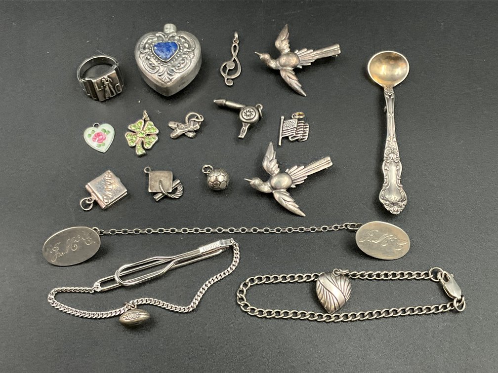 17 Pieces Sterling Jewelry