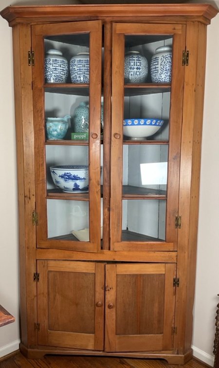 Wooden Corner Cabinet