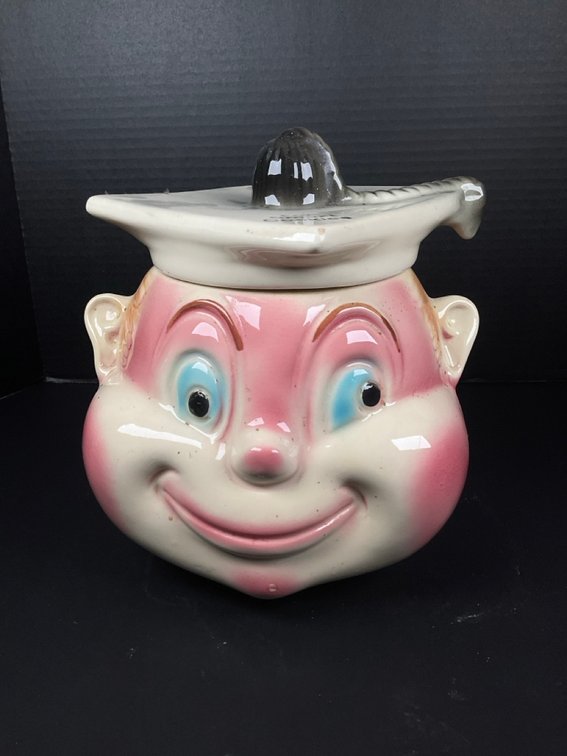 1950's Cardinal China Co. "Smart Cookie" Cookie Jar