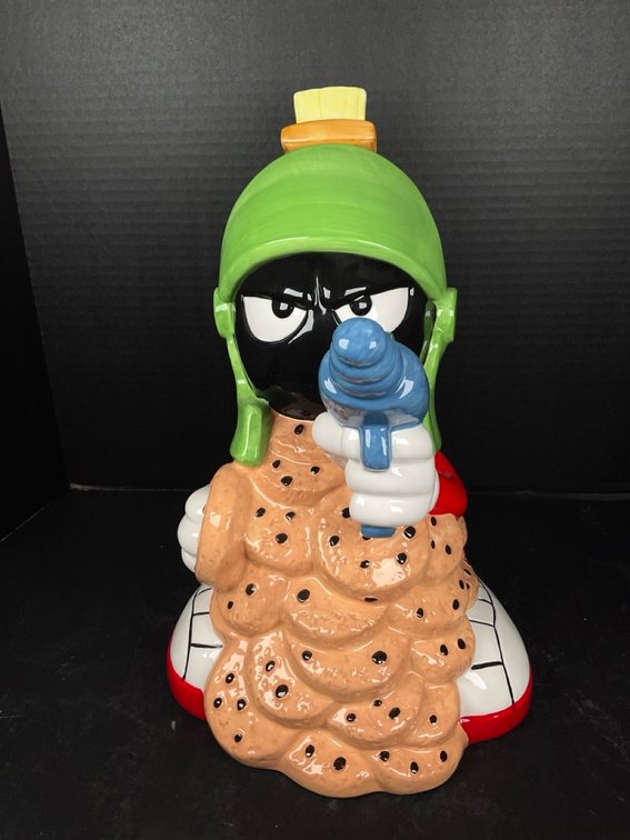 Marvin the Martian "Caught Red Handed" Cookie Jar