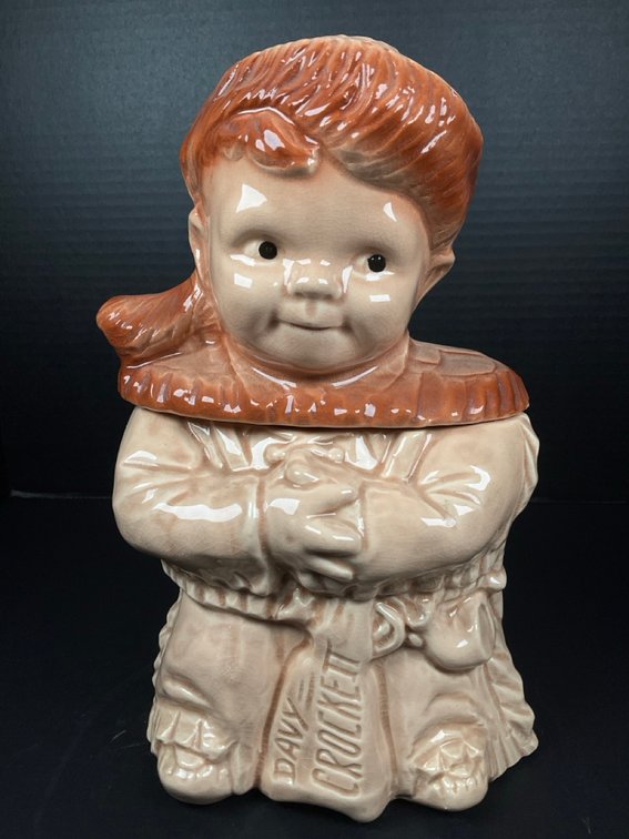 Brush-McCoy Davy Crockett Ceramic Cookie Jar