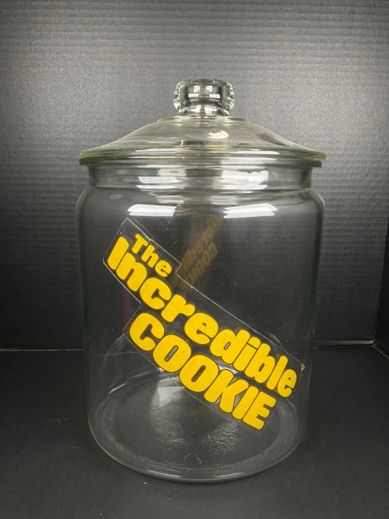 The Incredible Cookie Glass Canister