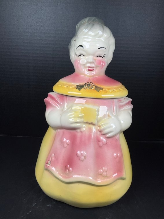 1950's American Bisque Granny Cookie Jar