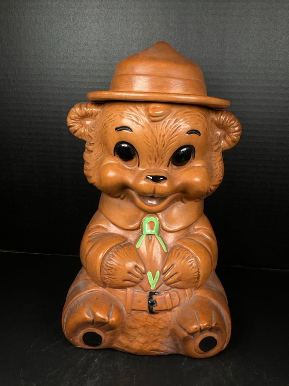 Twin Winton "Ranger Bear" Cookie Jar