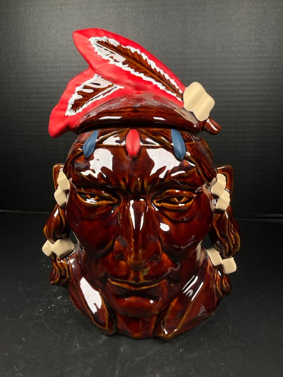 1990 Commemorative Issue McCoy Native American Cookie Jar